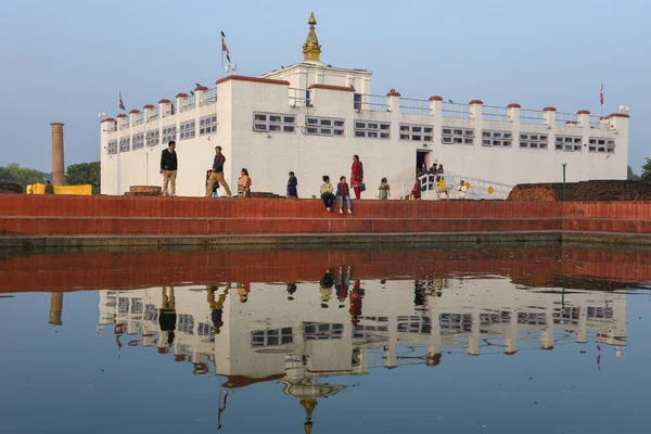 Lumbini Nepal Janeiro 2020 Maya Devi Templo Local Nascimento Buda — Fotografia de Stock