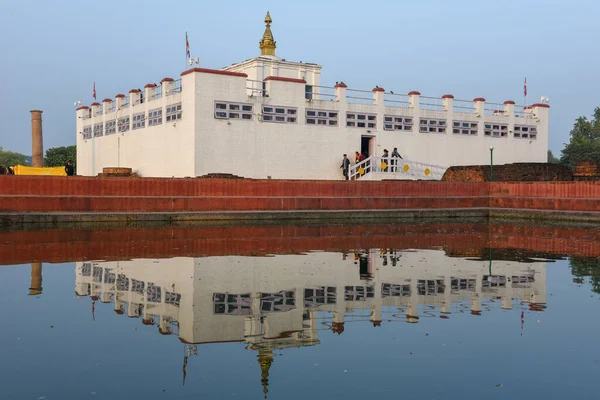 Lumbini Nepal January 2020 Maya Devi Temple Birth Place Buddha — Zdjęcie stockowe