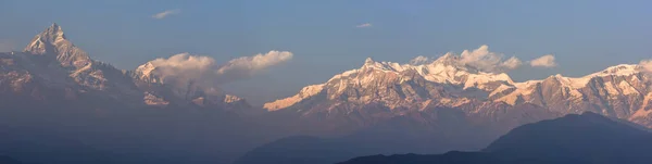 Vista Macizo Annapurna Desde Saranghot Nepal —  Fotos de Stock