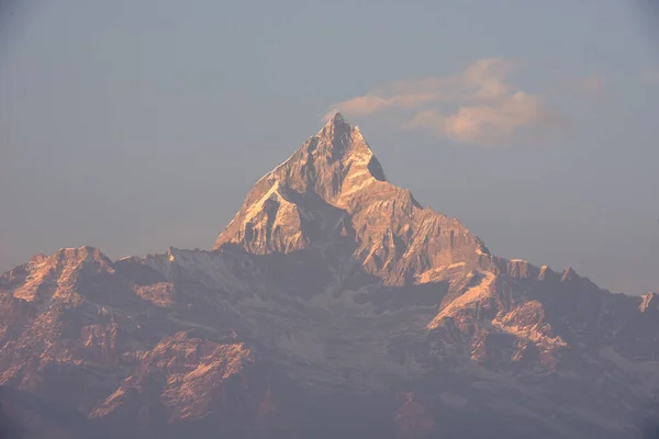 Vista Macizo Annapurna Desde Saranghot Nepal —  Fotos de Stock