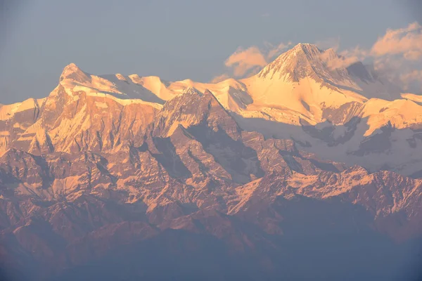 Widok Masyw Annapurna Saranghot Nepalu — Zdjęcie stockowe