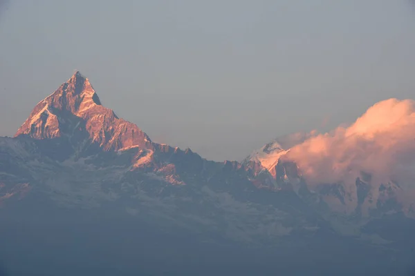 Widok Masyw Annapurna Saranghot Nepalu — Zdjęcie stockowe