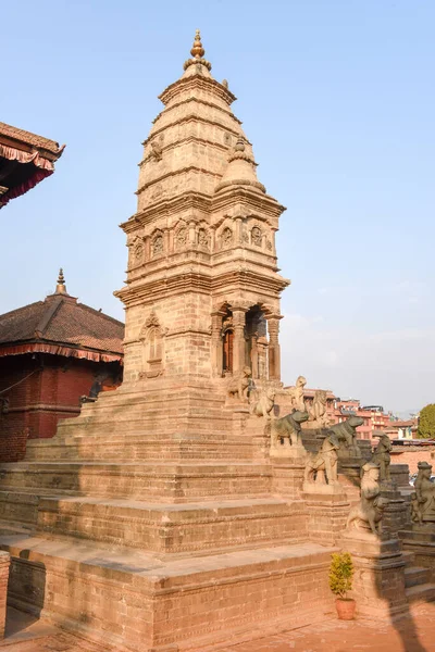 Nepal Deki Bhaktapur Daki Durban Meydanı — Stok fotoğraf