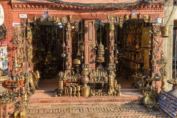 Loja Lembranças Durban Square Bhaktapur Nepal — Fotografia de Stock