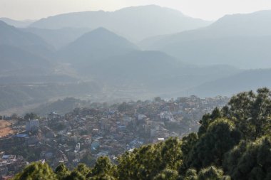 Nepal 'deki Tansen kasabasına bakın