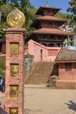 Nepal 'deki Amar Narayan Mandir Tapınağı