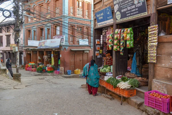 Tansen Nepal Ocak 2020 Nepal Deki Tansen Eski Merkezinde Yürüyen — Stok fotoğraf