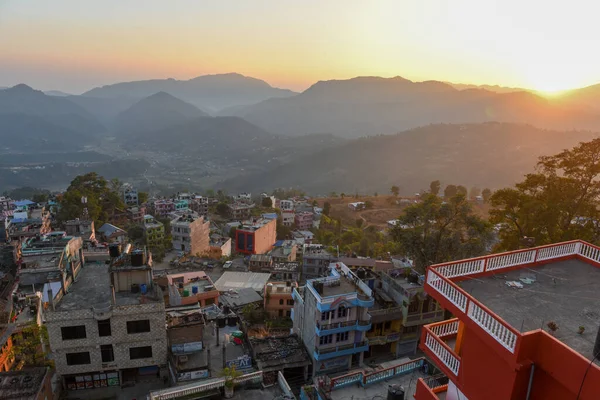 Uitzicht Stad Tansen Nepal — Stockfoto
