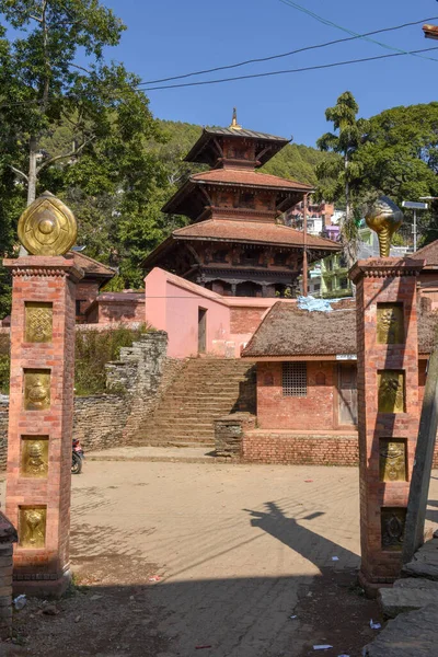 Храм Амара Нараяна Мандіра Танзені Непал — стокове фото