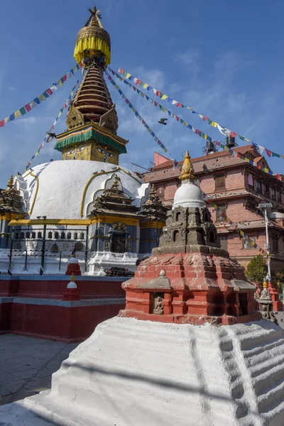 Stara Świątynia Buddyjska Katmandu Nepalu — Zdjęcie stockowe