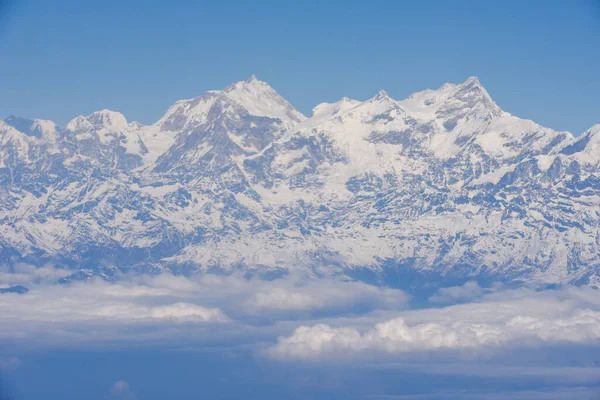 Krajobraz Himalajów Lotu Ptaka Nepal — Zdjęcie stockowe