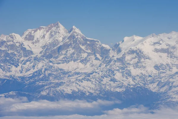 Пейзаж Гималайского Хребта Видом Непал — стоковое фото