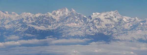 Paisaje Del Himalaya Vista Aérea Cresta Sobre Nepal —  Fotos de Stock