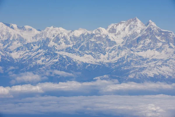 Landskap Himalaya Antenn Utsikt Över Nepal — Stockfoto