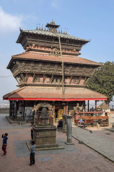 Kirtipur Nepal Februari 2020 Boeddhistische Tempel Kirtipur Nepal — Stockfoto