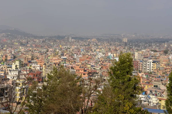 Kirtipur Nepal Fevereiro 2020 Horizonte Kathmandu Nepal — Fotografia de Stock