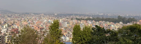 Kirtipur Nepal Fevereiro 2020 Horizonte Kathmandu Nepal — Fotografia de Stock