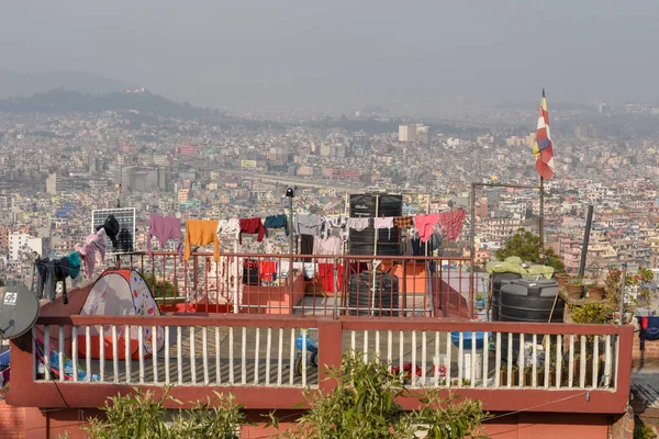 Die Skyline Von Kathmandu Nepal — Stockfoto