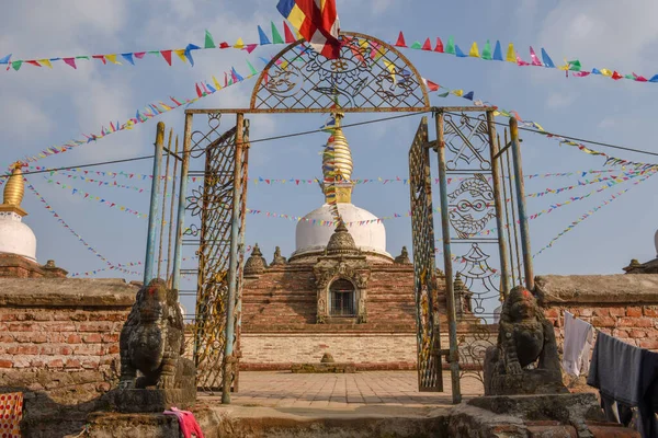 Kirtipur Nepal Februari 2020 Buddisttempel Kirtipur Nepal — Stockfoto