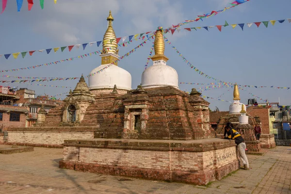 Kirtipur Népal 1Er Février 2020 Temple Bouddhiste Kirtipur Népal — Photo