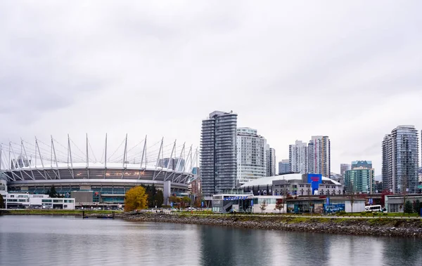 Vancouver Canada Октября 2018 Place Rogers Arena Large Stadiums Located — стоковое фото