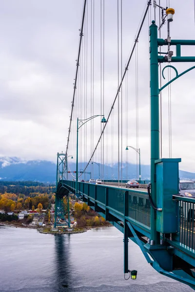 Vancouver Kanada Oktober 2018 Die Lions Gate Bridge Die Vancouver — Stockfoto