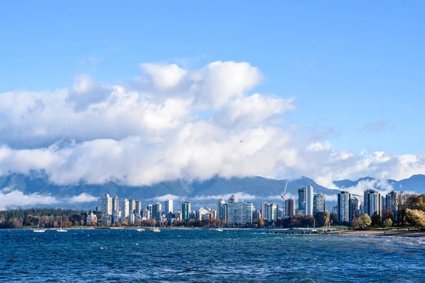 Skyline Von Eigentumswohnungen West End Von Vancouver British Columbia Kanada — Stockfoto
