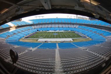 Charlotte, North Carolina/ABD 29 Aralık 2017: 2017 Ncaa College Football 'Yoktur kase' Texas A ve M Üniversitesi vs Wake Forest Üniversitesi Amerika banka Stadyumu'nda.