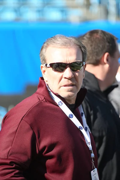 Charlotte, North Carolina/ABD 29 Aralık 2017: Baş antrenör Jimbo Fisher 2017 Ncaa College Football 'Yoktur kase' Texas A ve M Üniversitesi vs Wake Forest Üniversitesi Amerika banka Stadyumu'nda, Texas A ve m.