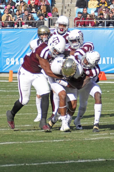 Charlotte, North Carolina/ABD 29 Aralık 2017: 2017 Ncaa College Football 'Yoktur kase' Texas A ve M Üniversitesi vs Wake Forest Üniversitesi Amerika banka Stadyumu'nda.