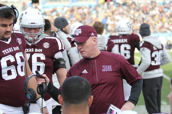 Charlotte, North Carolina/ABD 29 Aralık 2017: 2017 Ncaa College Football 'Yoktur kase' Texas A ve M Üniversitesi vs Wake Forest Üniversitesi Amerika banka Stadyumu'nda.