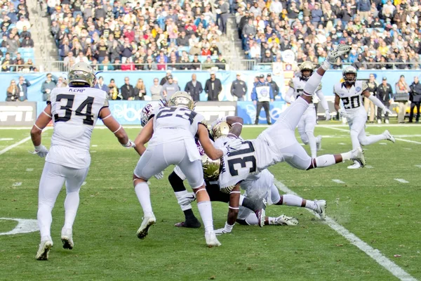 Charlotte, North Carolina/ABD 29 Aralık 2017: 2017 Ncaa College Football 'Yoktur kase' Texas A ve M Üniversitesi vs Wake Forest Üniversitesi Amerika banka Stadyumu'nda.