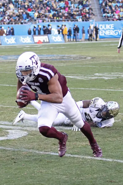 Charlotte, North Carolina/ABD 29 Aralık 2017: 2017 Ncaa College Football 'Yoktur kase' Texas A ve M Üniversitesi vs Wake Forest Üniversitesi Amerika banka Stadyumu'nda.