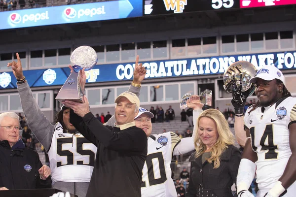 Charlotte, North Carolina/ABD 29 Aralık 2017: 2017 Ncaa College Football 'Yoktur kase' Texas A ve M Üniversitesi vs Wake Forest Üniversitesi Amerika banka Stadyumu'nda.