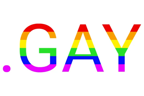 Domain .GAY name concept — 스톡 사진