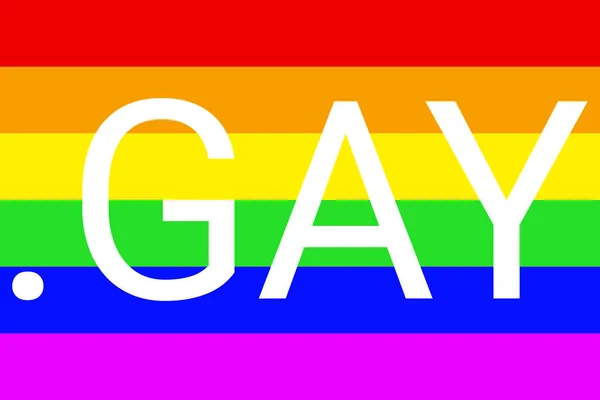 Domain .GAY name concept — Stock Photo, Image