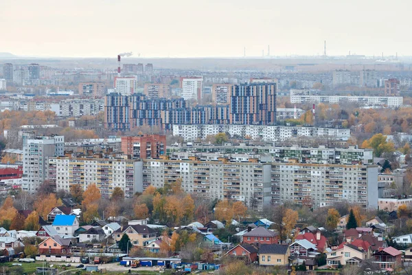 Nizhny Novgorod Rusya 2019 Rus Banliyö Bölgesi Endüstriyel Kentteki Yatak — Stok fotoğraf