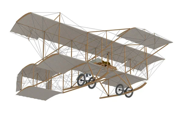 Εφευρέτης πρώτο αεροπλάνο — Φωτογραφία Αρχείου