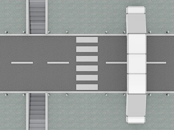 Möglichkeiten, die Straße zu überqueren — Stockfoto