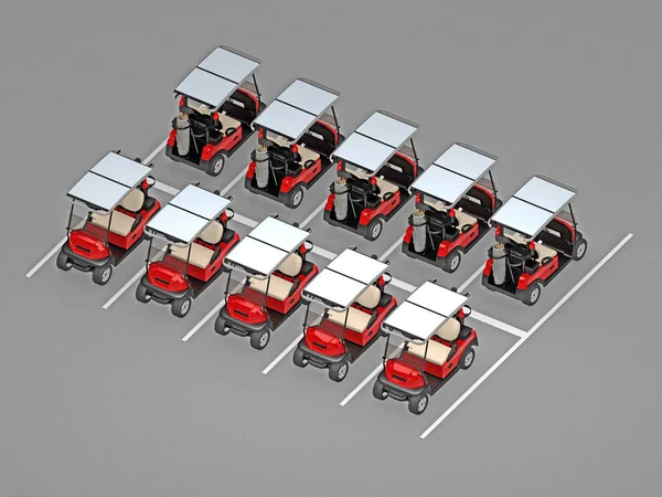 parking golf car