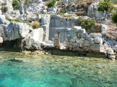Simena batık şehir. Türkiye, Kekova