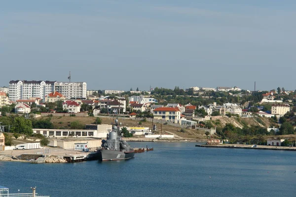 Barco Batalla Muelle Sebastopol Crimea —  Fotos de Stock