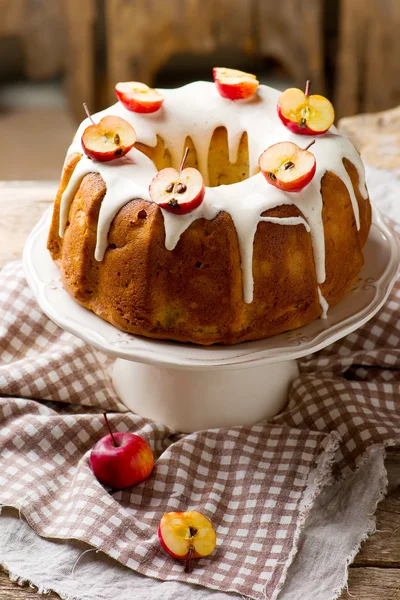Taze elma kek — Stok fotoğraf