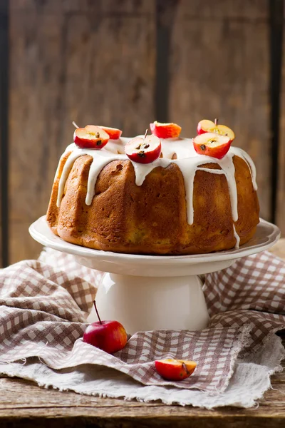 Pastel de manzanas frescas — Foto de Stock