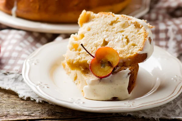 Taze elma kek — Stok fotoğraf