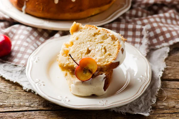 신선한 사과 케이크 — 스톡 사진