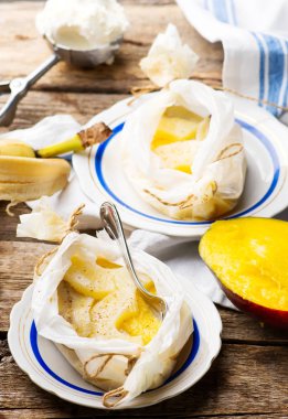 Tropikal meyve Parchmen