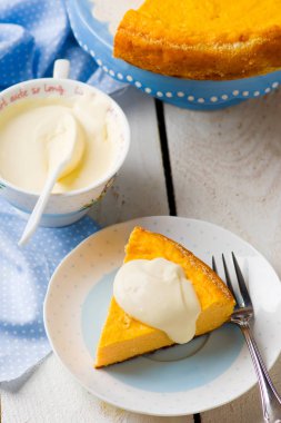 Balkabaklı cheesecake