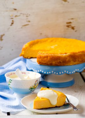 Balkabaklı cheesecake