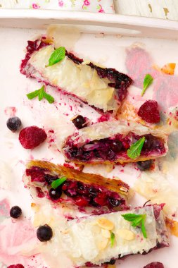 Berry Strudel .selective odak. 